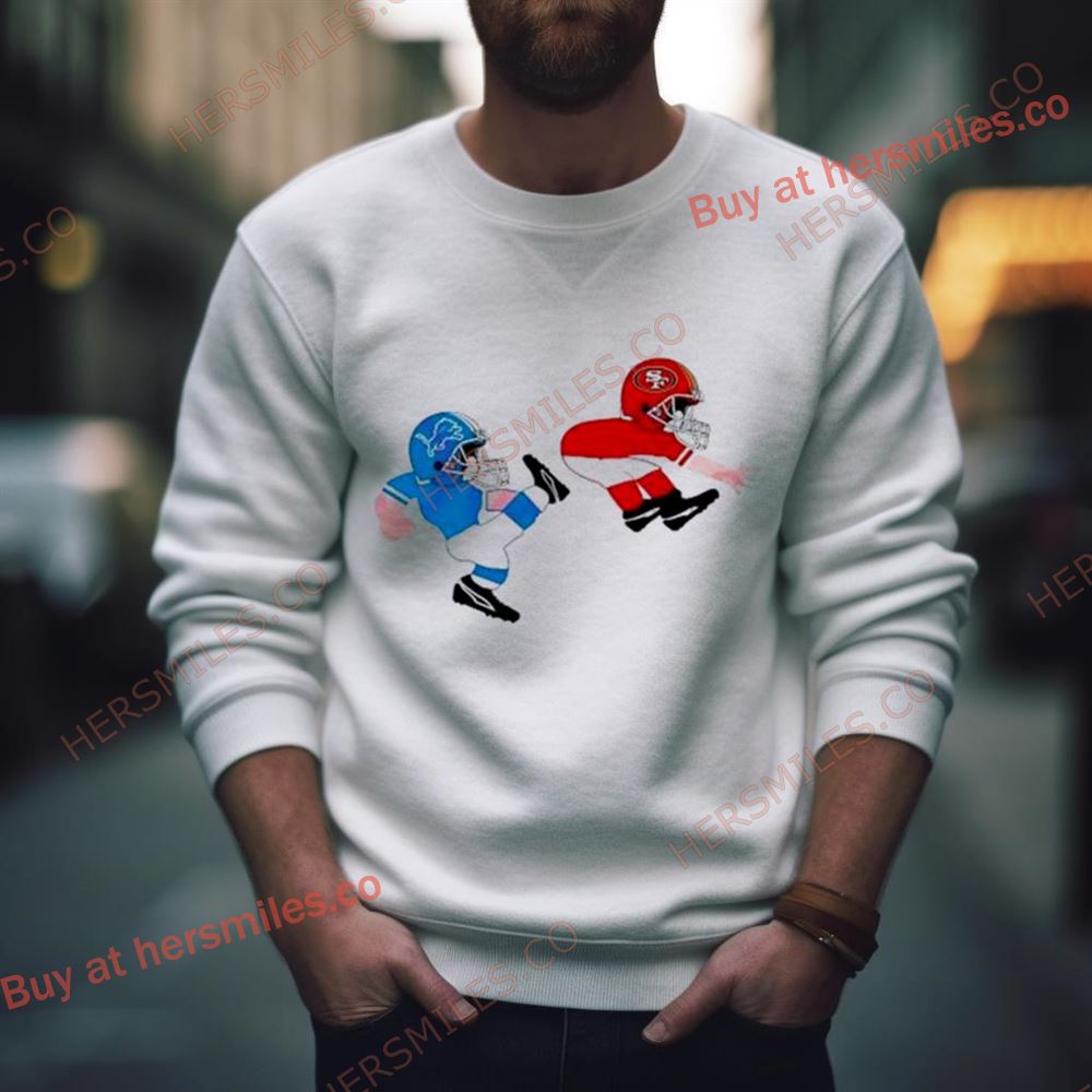 Detroit Lions Kicks San Francisco 49Ers 2024 Shirt