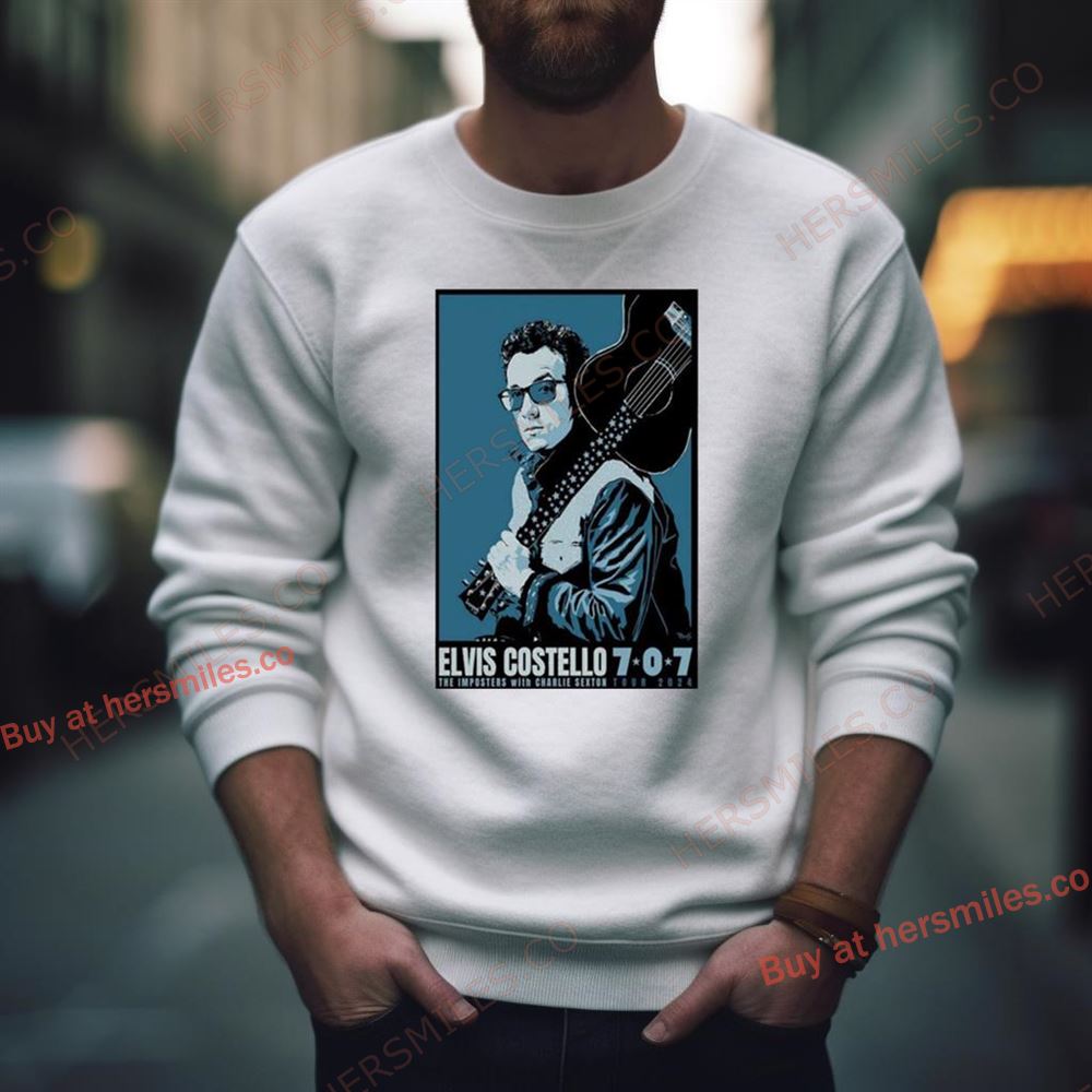 Elvis Costello Tour 2024 Poster Shirt