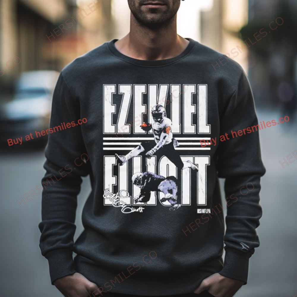Ezekiel Elliott New England Hurdle Shirt