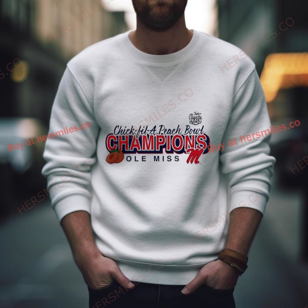 Gray Ole Miss Rebels 2024 Peach Bowl Champions Superior Ability Ole Miss Peach Bowl Shirt
