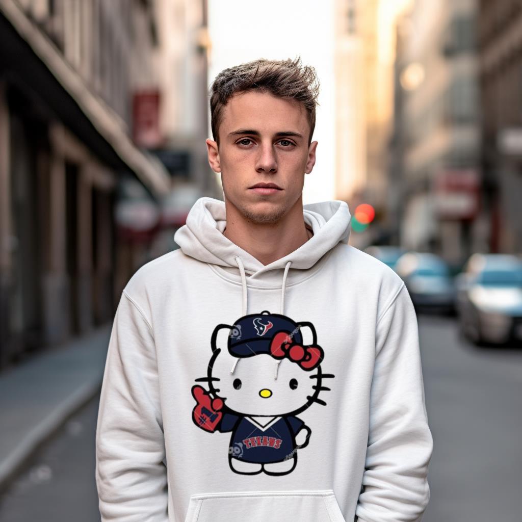 Houston Texans Baseball Number 1 Hello Kitty shirt Houston Texans Baseball Number 1 Hello Kitty shirt