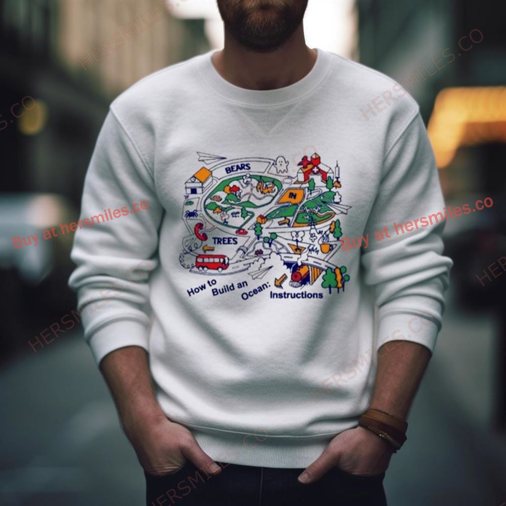 How To Build An Ocean Instructions Album Art Shirt