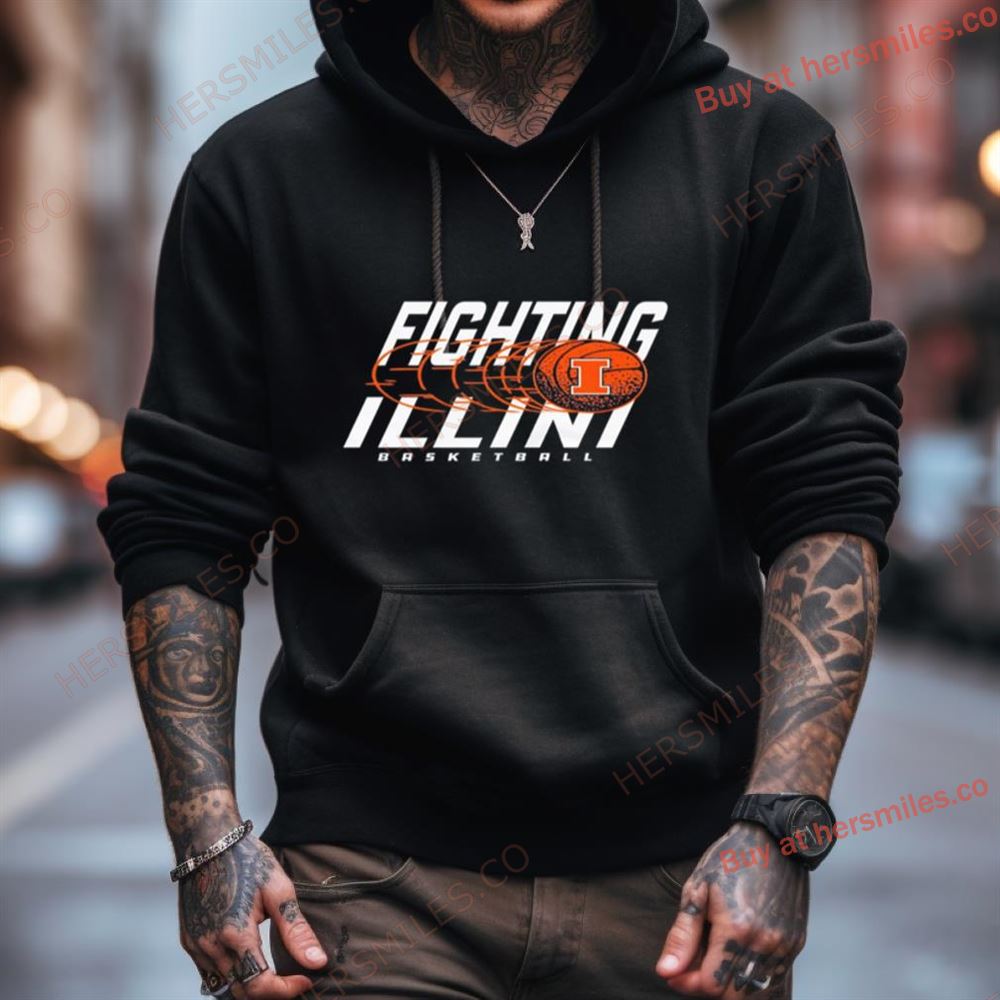 Illinois Fighting Illini Basketball Logo Shirt Illinois Fighting Illini Basketball Logo Shirt