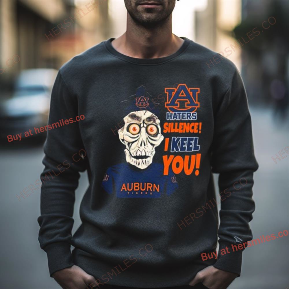 Jeff Dunham Auburn Tigers Haters Silence I Keel You Shirt