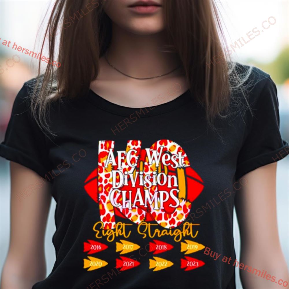 Kansas City Chiefs Afc West Division Champs Eight Straight Shirt Kansas City Chiefs Afc West Division Champs Eight Straight Shirt