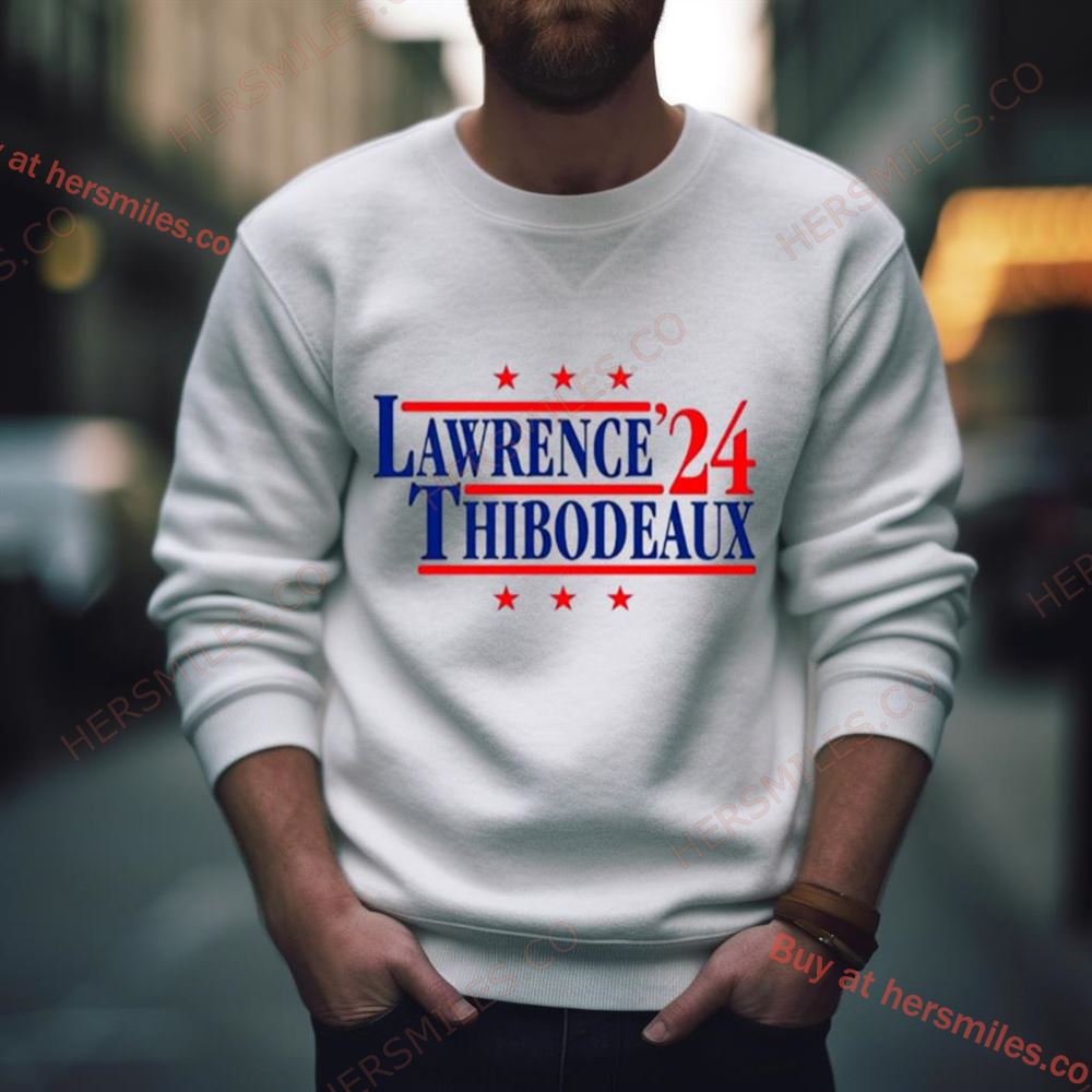 Lawrence And Thibodeaux ’24 New York Football Legends Political Campaign Parody Shirt