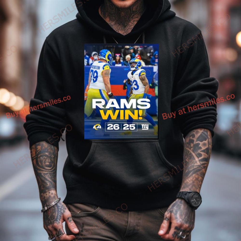 Los Angeles Rams Win 26 25 New York Giants Clinch A 2023 Playoff Final Score Shirt Los Angeles Rams Win 26 25 New York Giants Clinch A 2023 Playoff Final Score Shirt