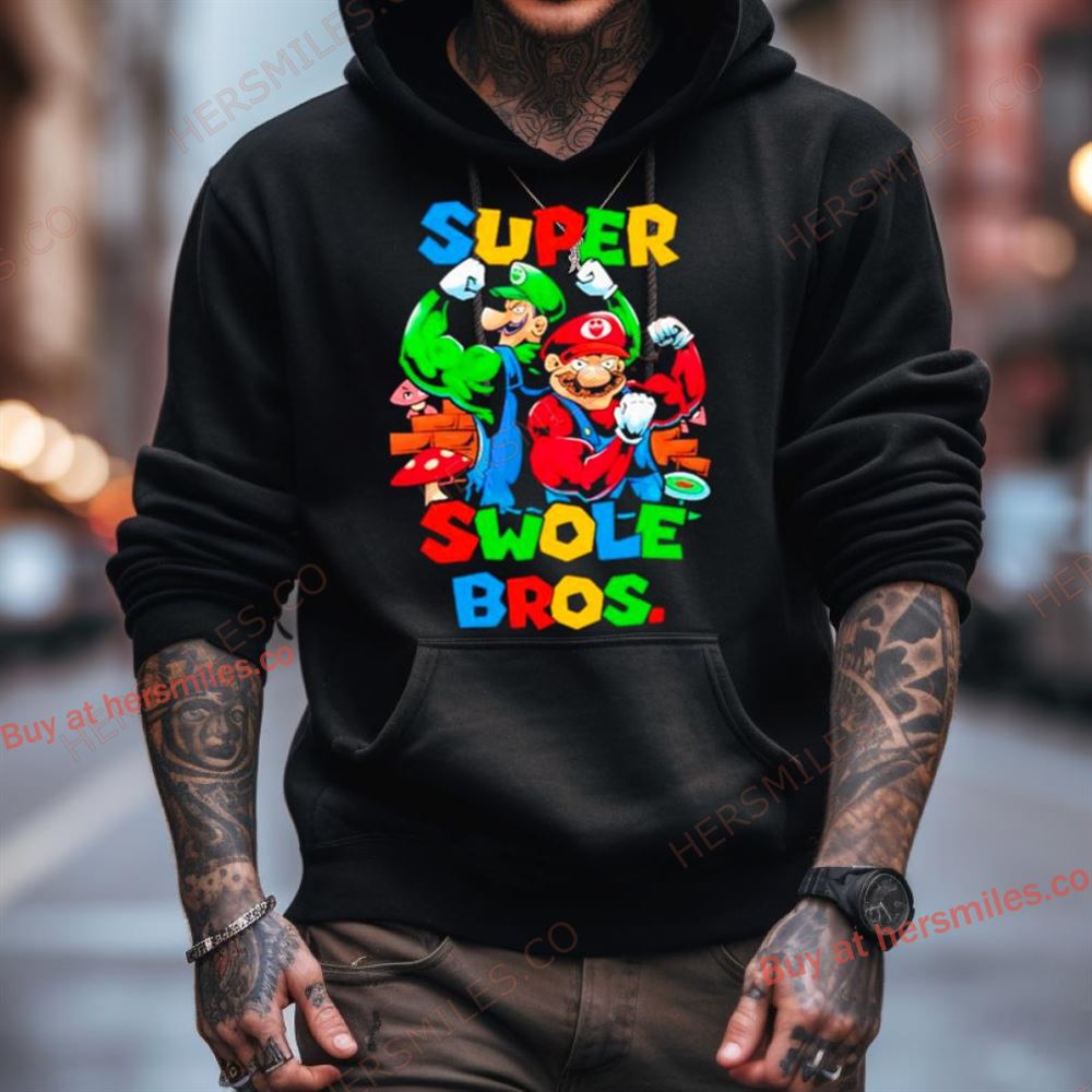 Mario Super Swole Bros Shirt Mario Super Swole Bros Shirt