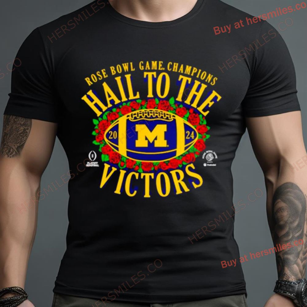 Michigan Wolverines College Football Playoff 2024 Rose Bowl Champions Mindset Shirt