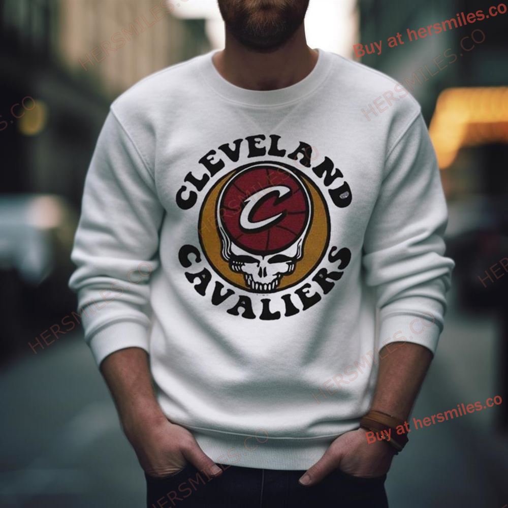 Nba X Grateful Dead X Cleveland Cavaliers Skull 2024 Shirt