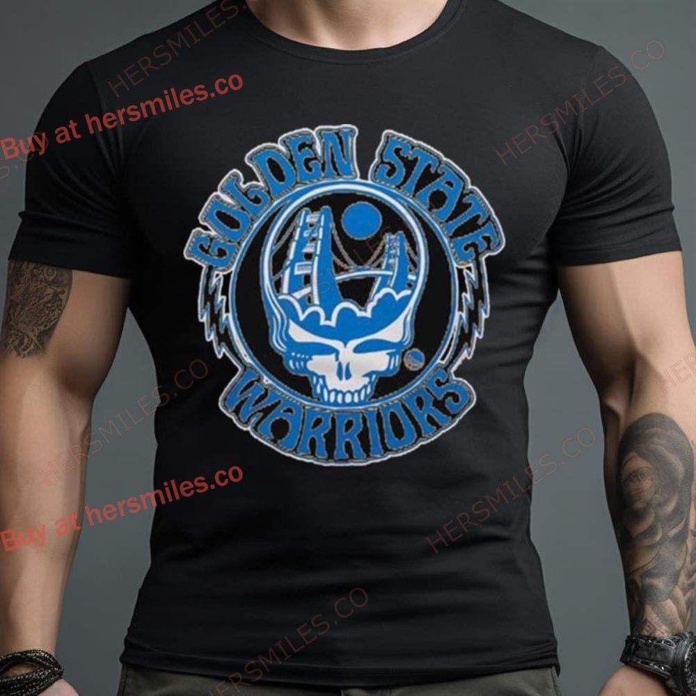 Nba X Grateful Dead X Golden State Warriors Skull 2024 Shirt