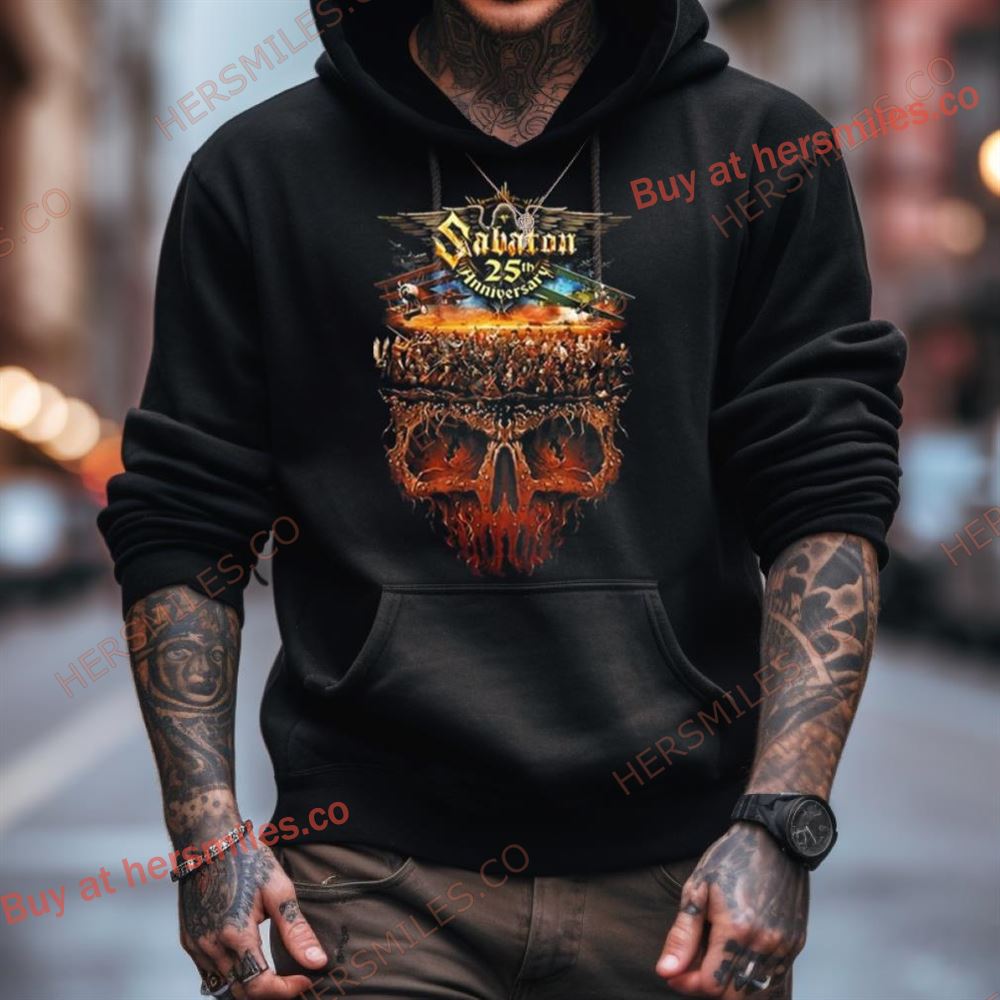 New Sabaton 25Th Anniversary Shirt New Sabaton 25Th Anniversary Shirt