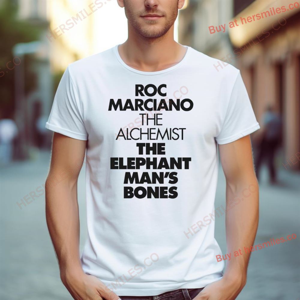Roc Marciano The Alchemist The Elephant Man’S Bones Emb Bold Shirts