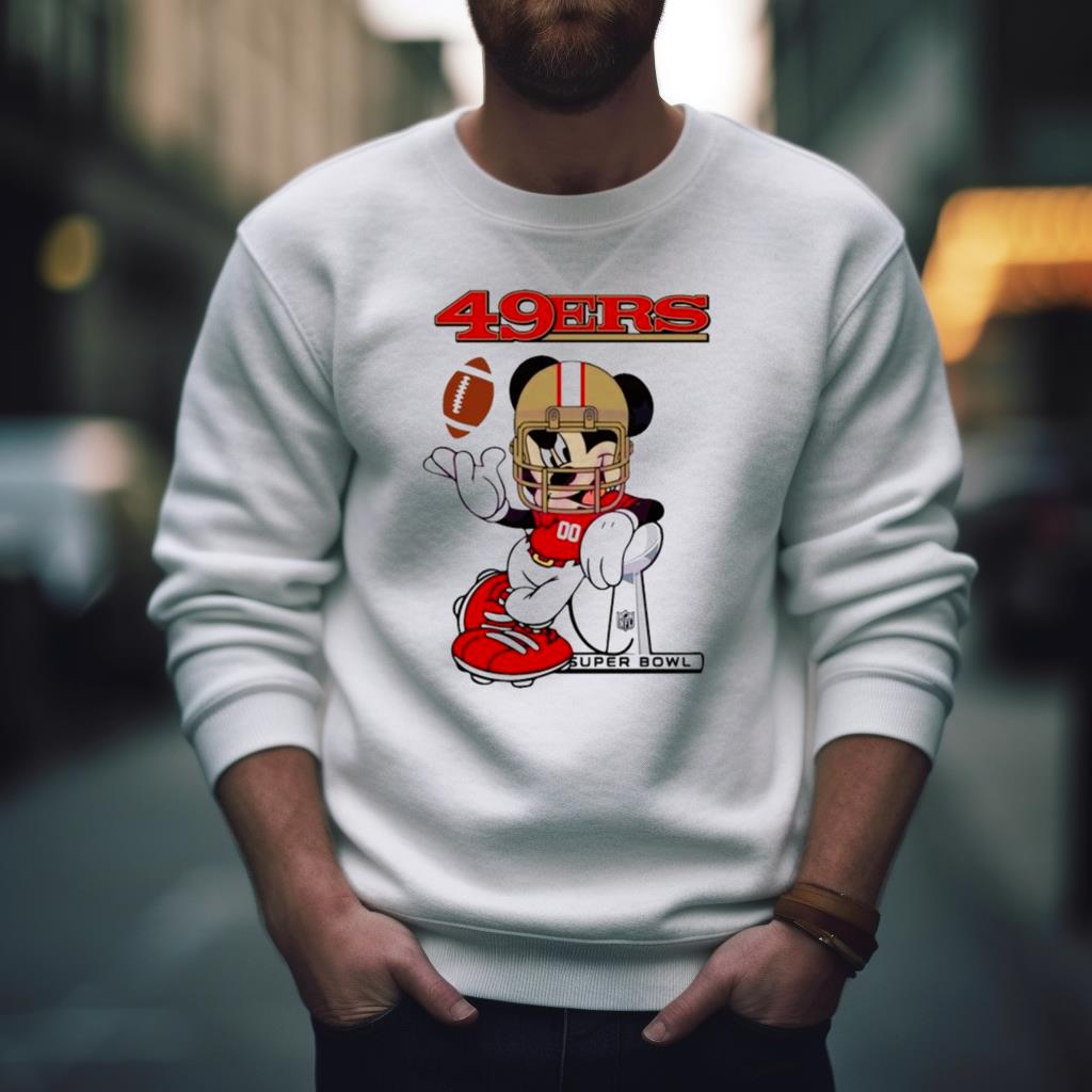 San Francisco 49ers Mickey Mouse Super Bowl LVIII Shirt