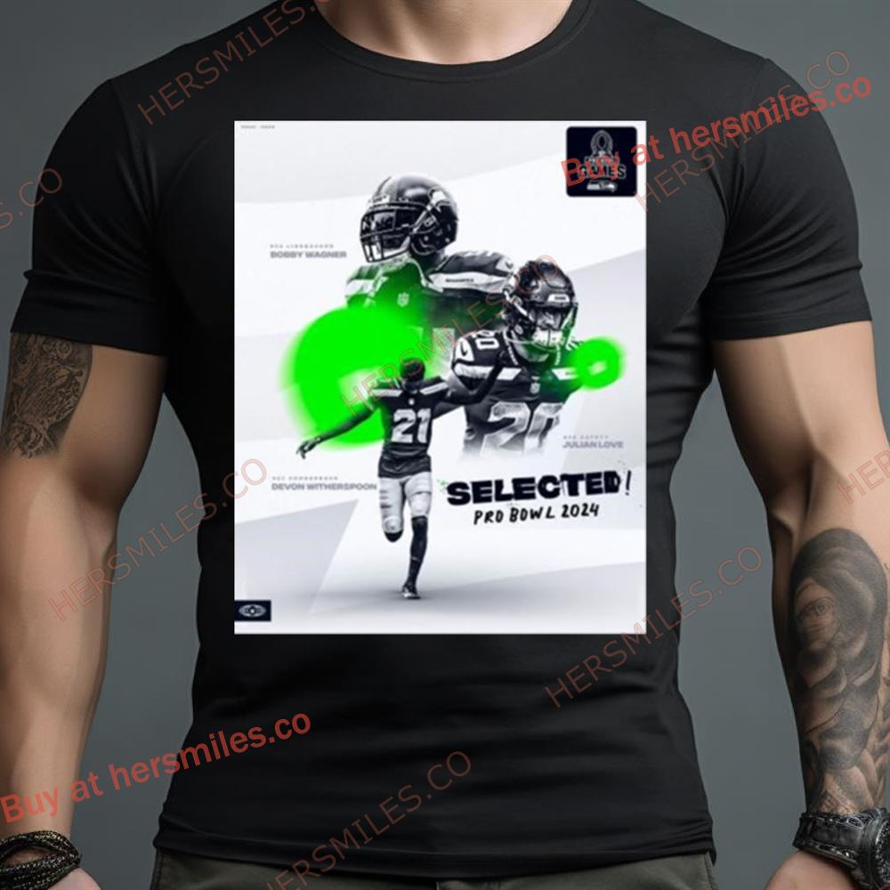 Seattle Seahawks Players Selected For Nfc 2024 Pro Bowl Shirt