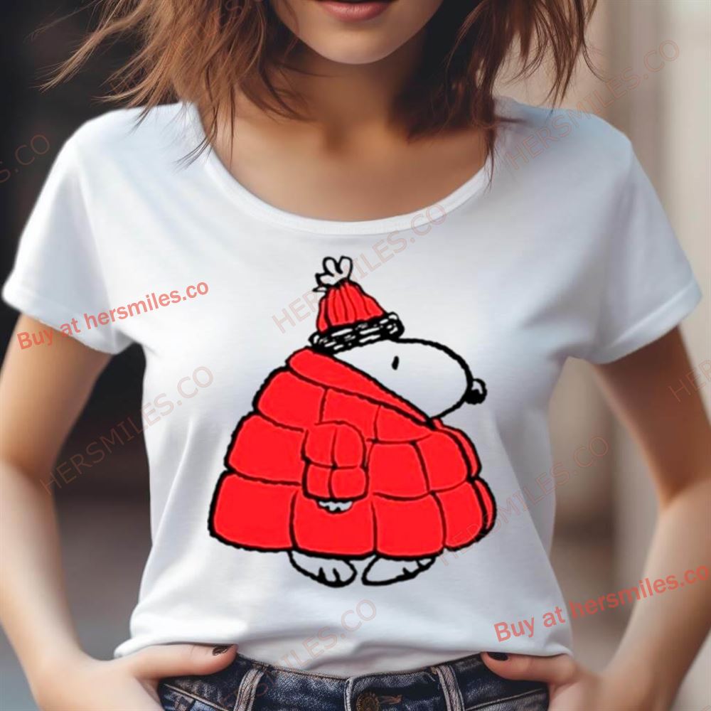 Snoopy Winter Puffy Shirt Snoopy Winter Puffy Shirt