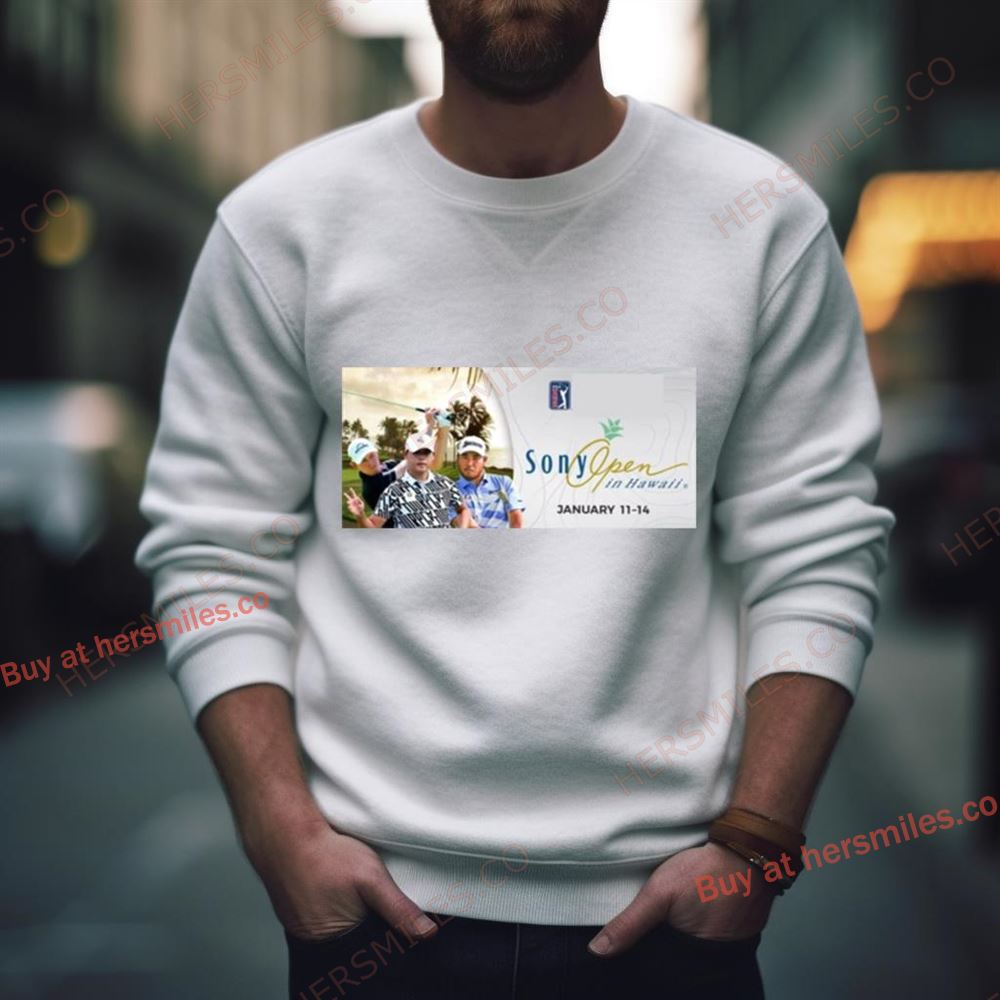 Sony Open Pga Tour Jan 14 2024 Poster Shirt