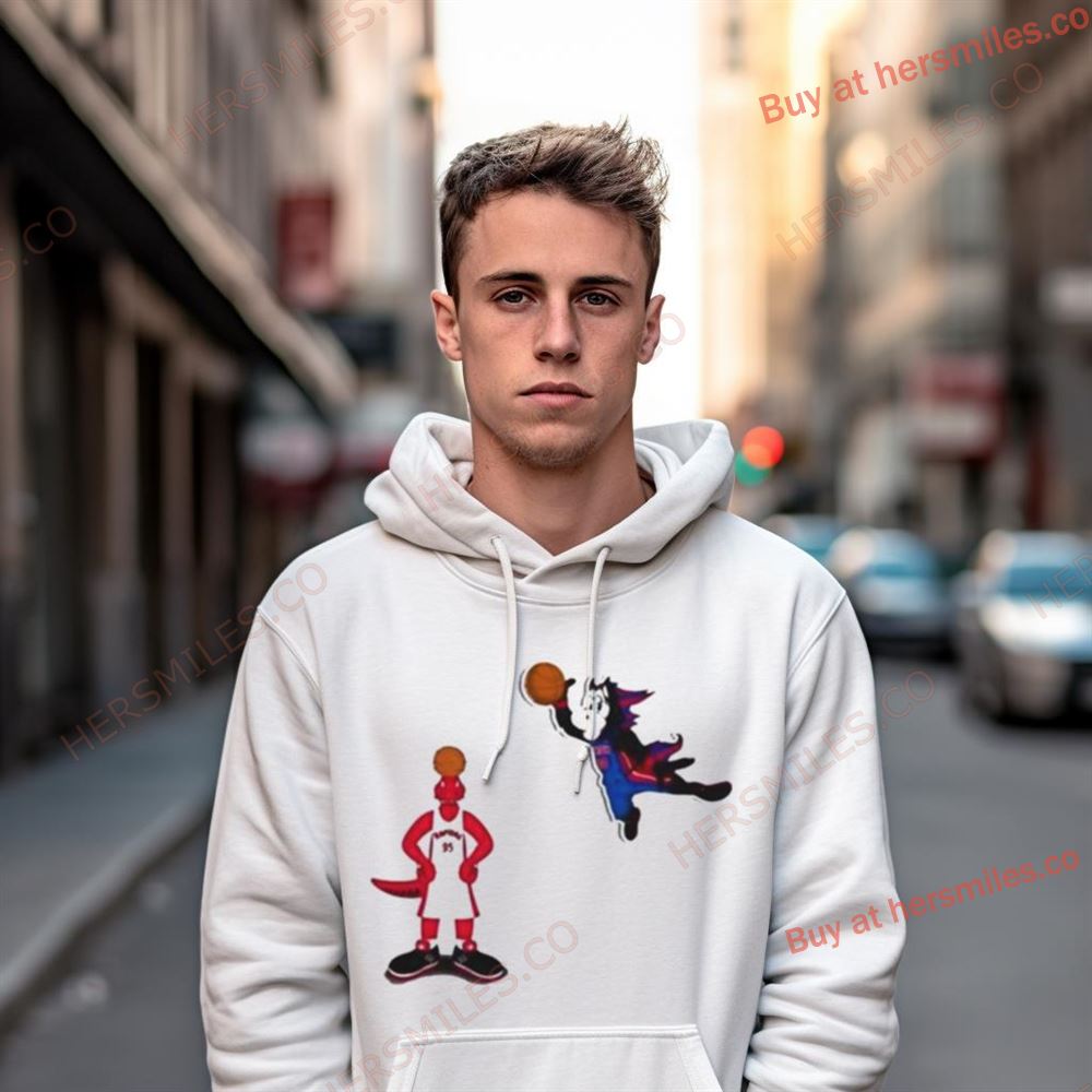 Toronto Raptors Vs Detroit Pistons Nba Mascot Shirt Toronto Raptors Vs Detroit Pistons Nba Mascot Shirt