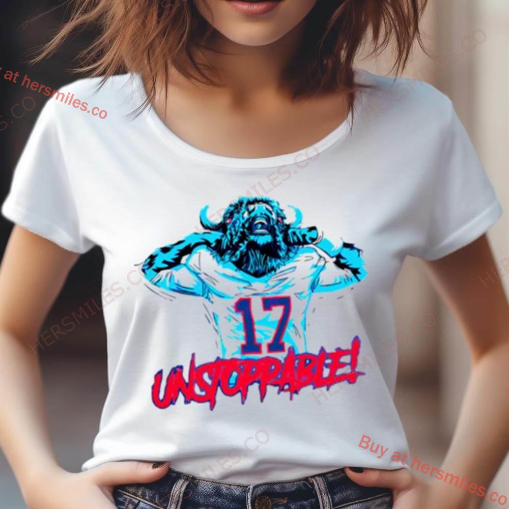 Unstoppable Josh Allen Buffalo Bills Football Shirt Unstoppable Josh Allen Buffalo Bills Football Shirt