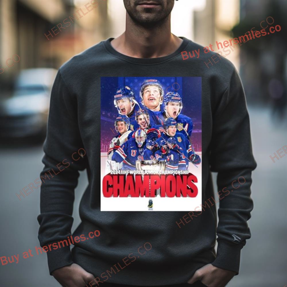 Usa Junior Hockey Team Are The 2024 Iihf World Junior Champions Shirt