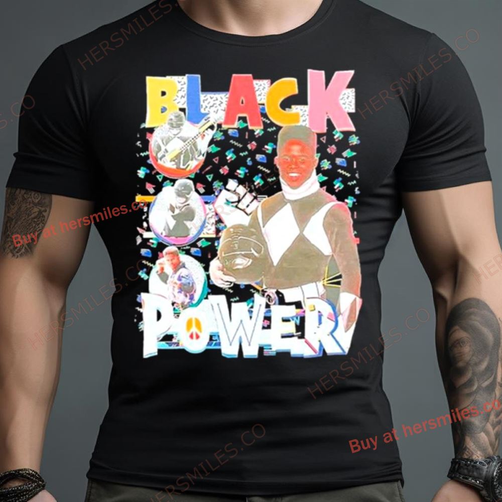 Walter Jones Black Power Ranger Shirt