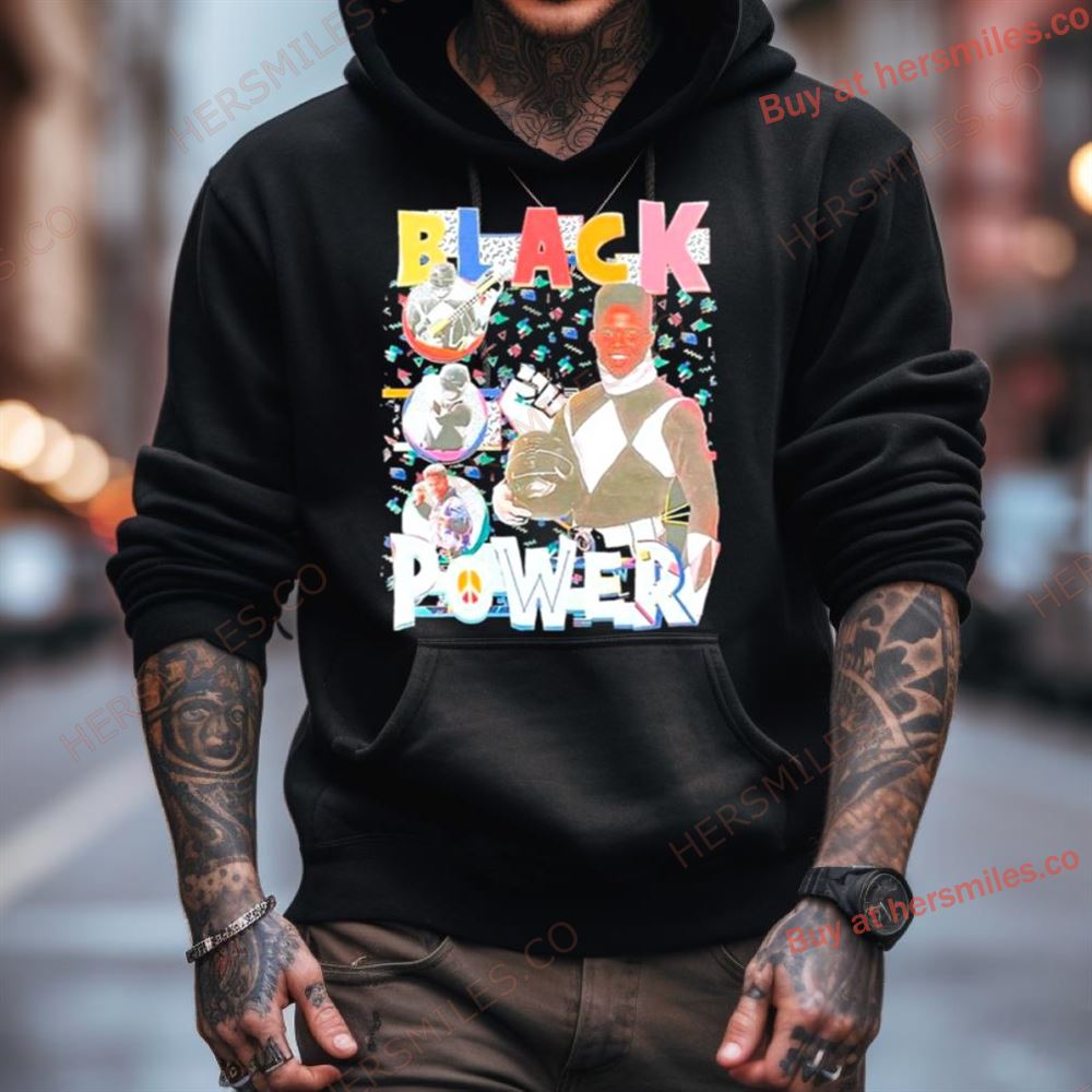 Walter Jones Black Power Ranger Shirt Walter Jones Black Power Ranger Shirt
