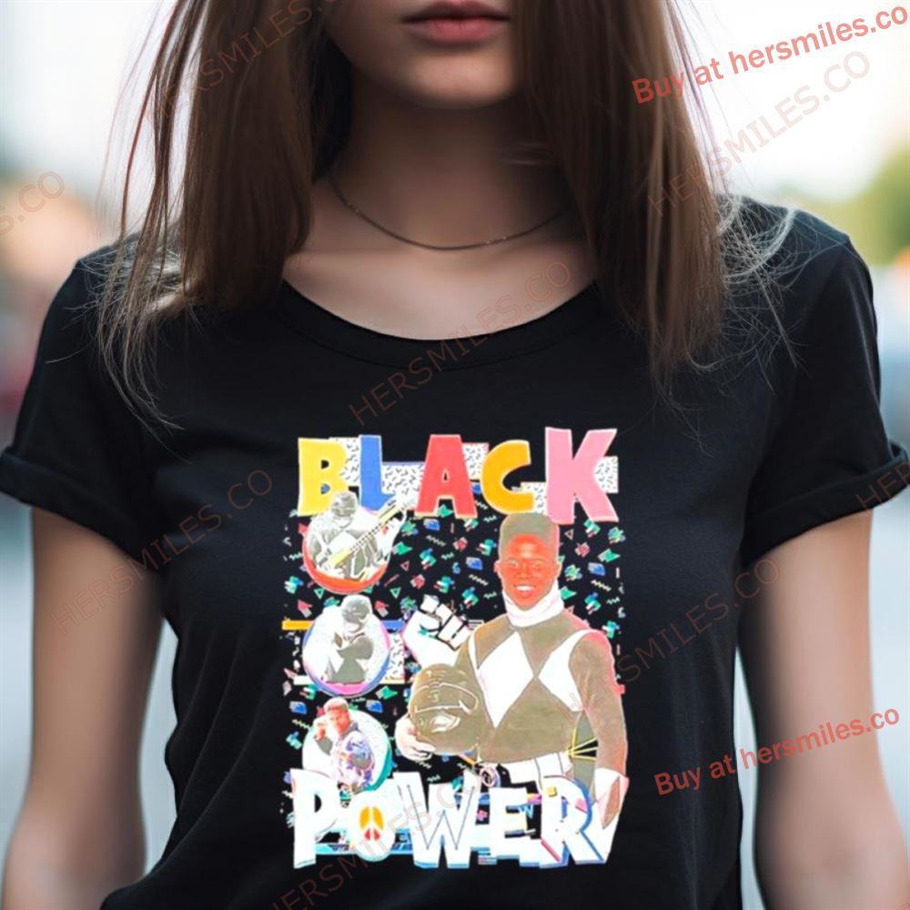 Walter Jones Black Power Ranger Shirt Walter Jones Black Power Ranger Shirt