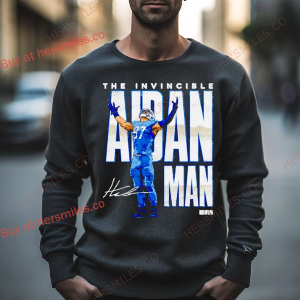 Aidan Hutchinson Detroit Aidan Man Football Signature Shirt