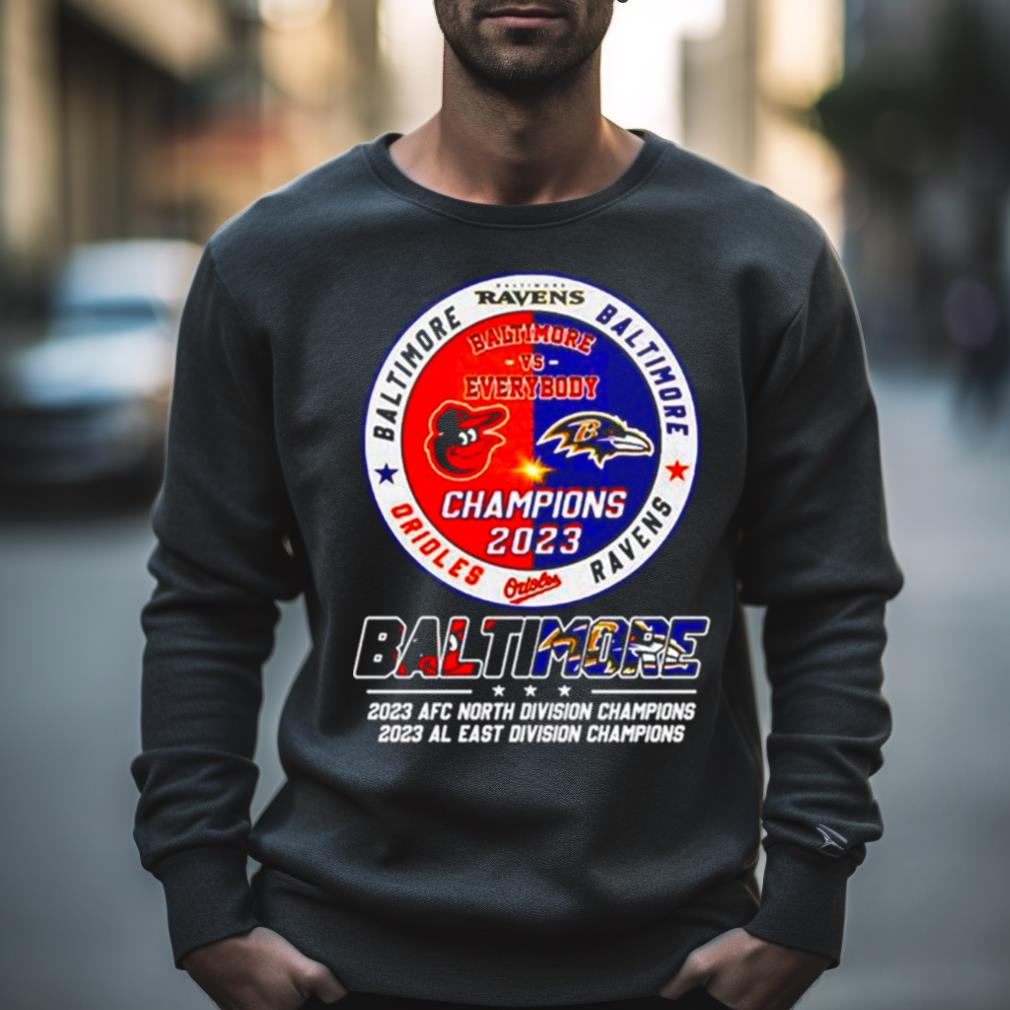 Baltimore Ravens And Orioles Afc Champions And Al Champions Shirt