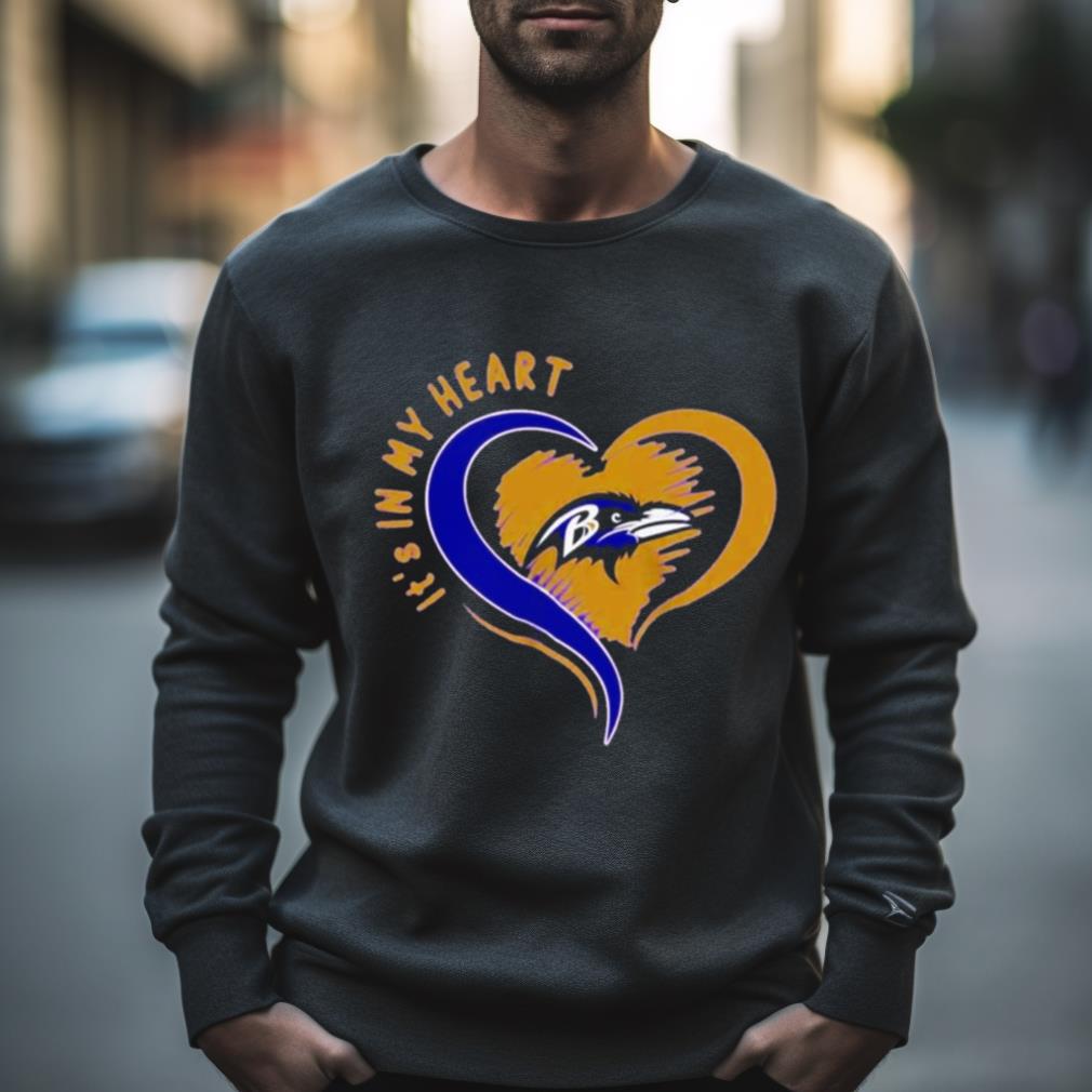 Baltimore Ravens It’S In My Heart Shirt