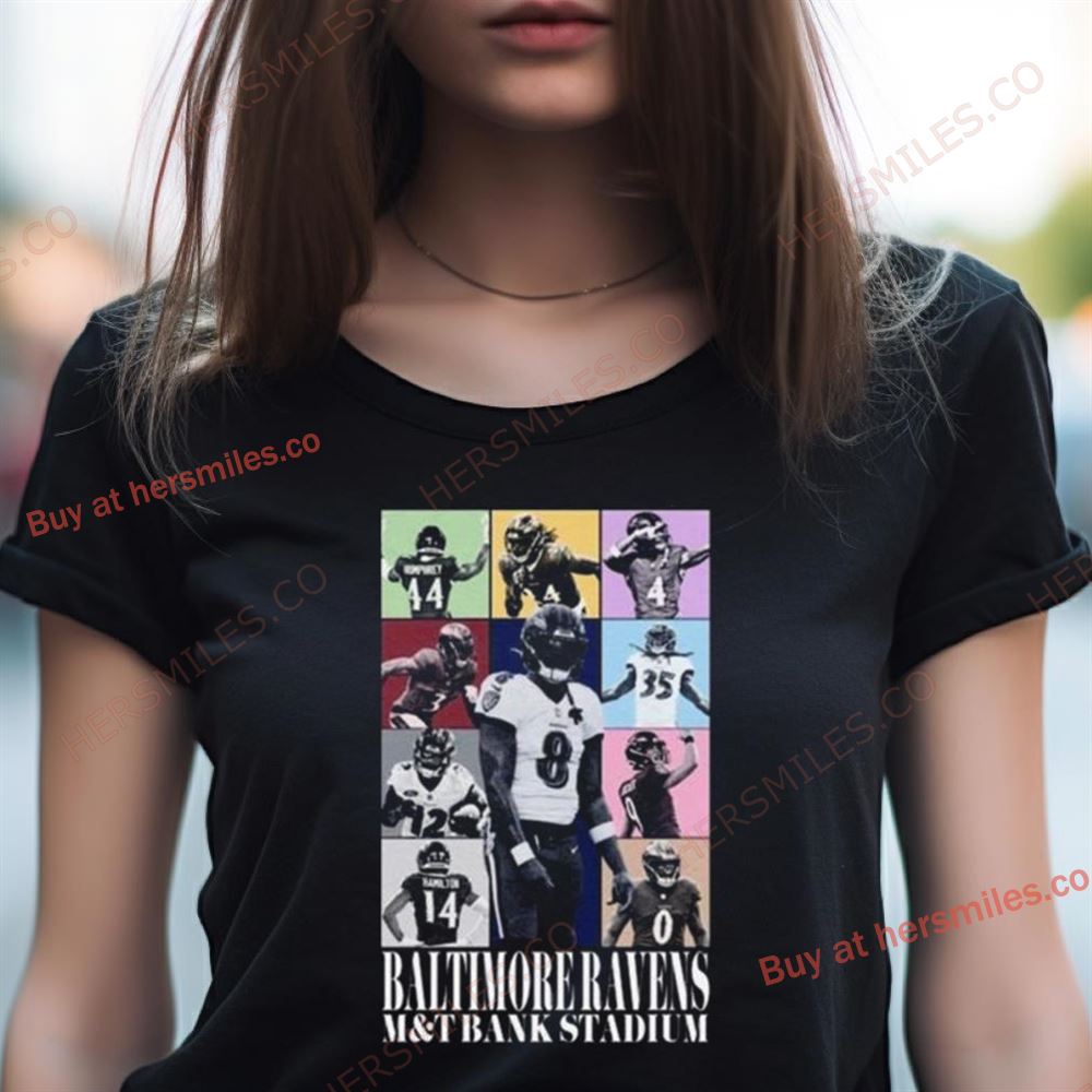 Baltimore Ravens M&T Bank Stadium The Eras Tour Shirt Baltimore Ravens M&T Bank Stadium The Eras Tour Shirt