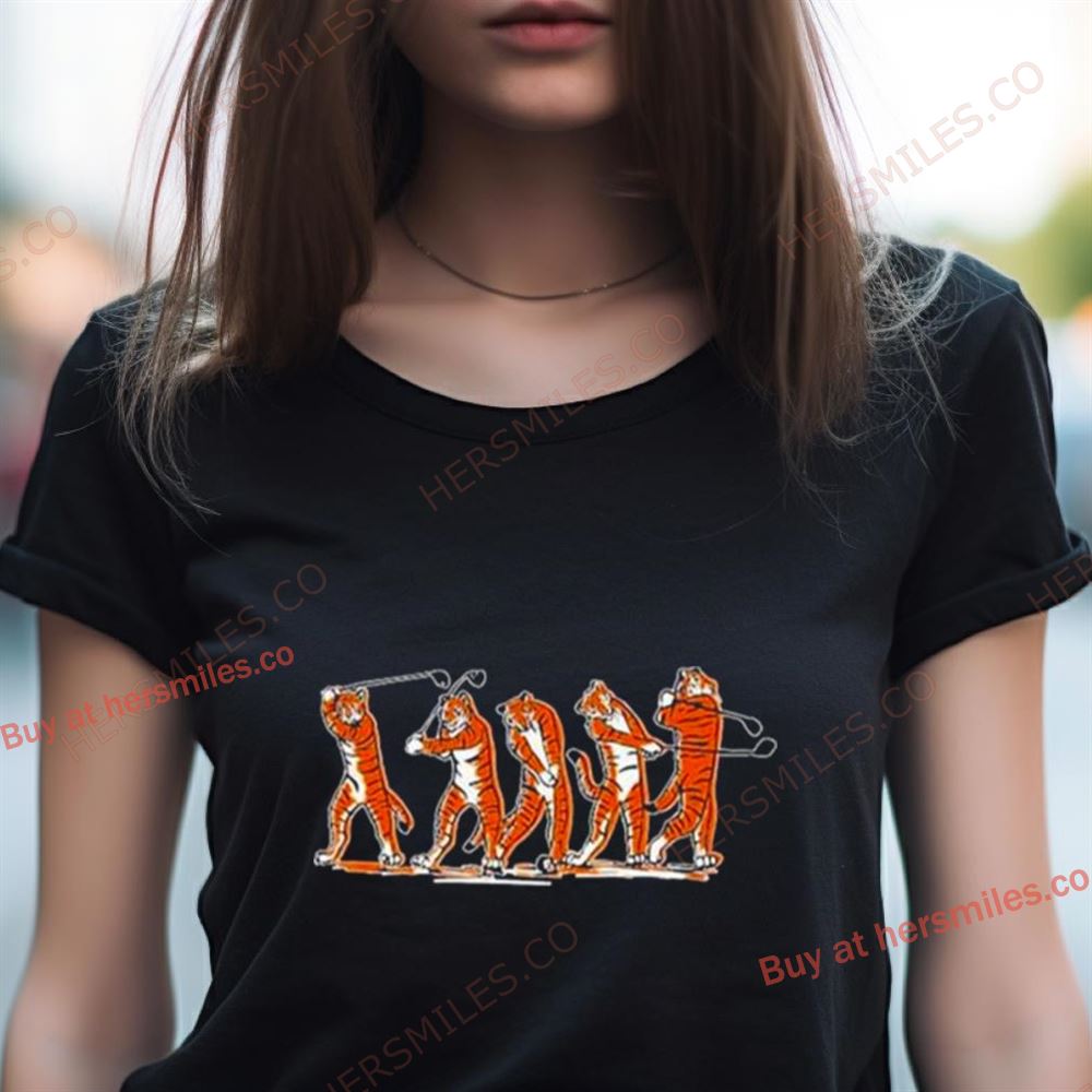 Barstool Golf Tiger Swing Tiger 2024 Shirt Barstool Golf Tiger Swing Tiger 2024 Shirt