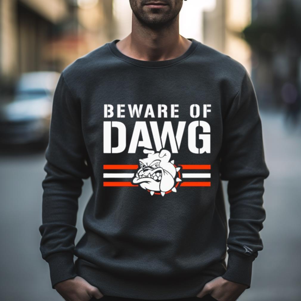 Beware Of Dawg Cleveland Browns Aggressive Mascot Shirt