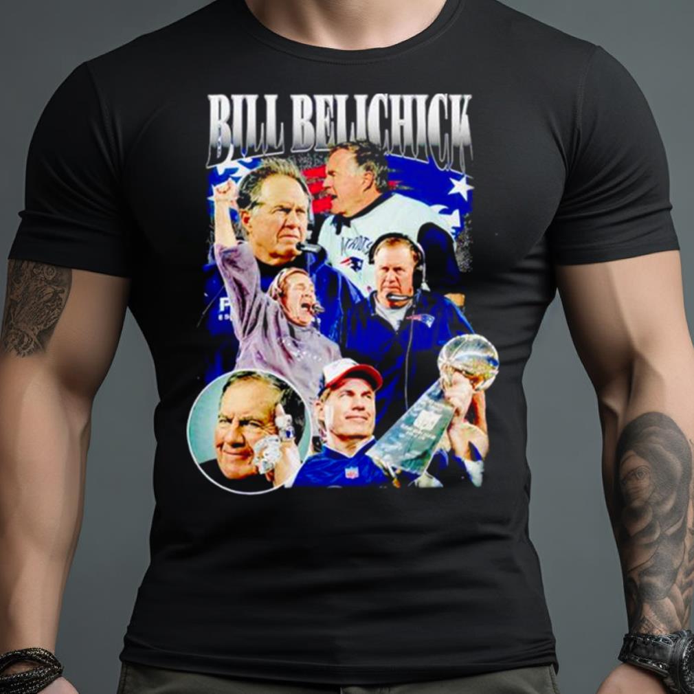 Bill Belichick New England Patriots Graphic Vintage Shirt