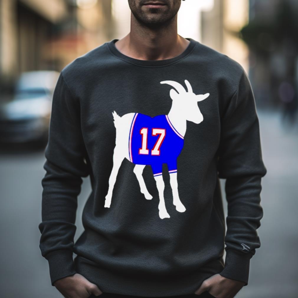 Buffalo Bills Josh Allen 17 Goat Shirt