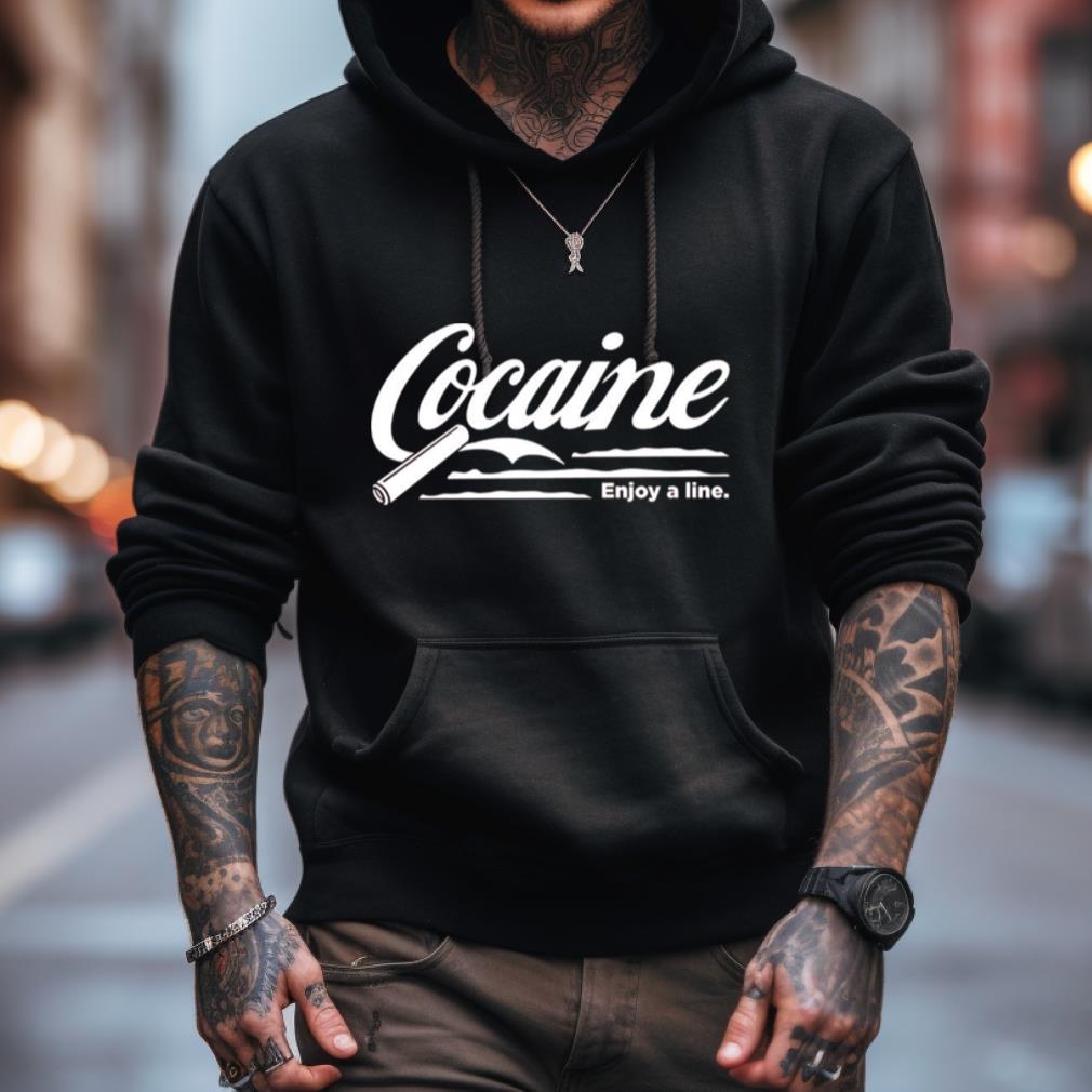 Cocaine Enjoy A Line Logo Shirt Cocaine Enjoy A Line Logo Shirt