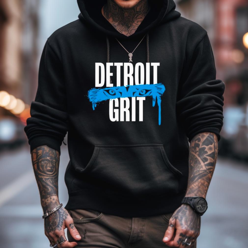 Detroit Grit Eyes Cool Lions Football Shirt Detroit Grit Eyes Cool Lions Football Shirt