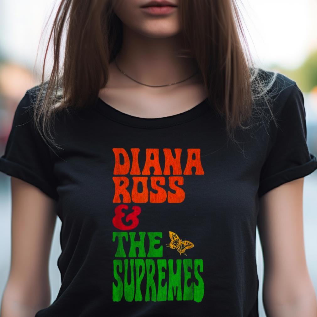 Diana Ross And The Supremes Stacked Butterfly Shirts Diana Ross And The Supremes Stacked Butterfly Shirts