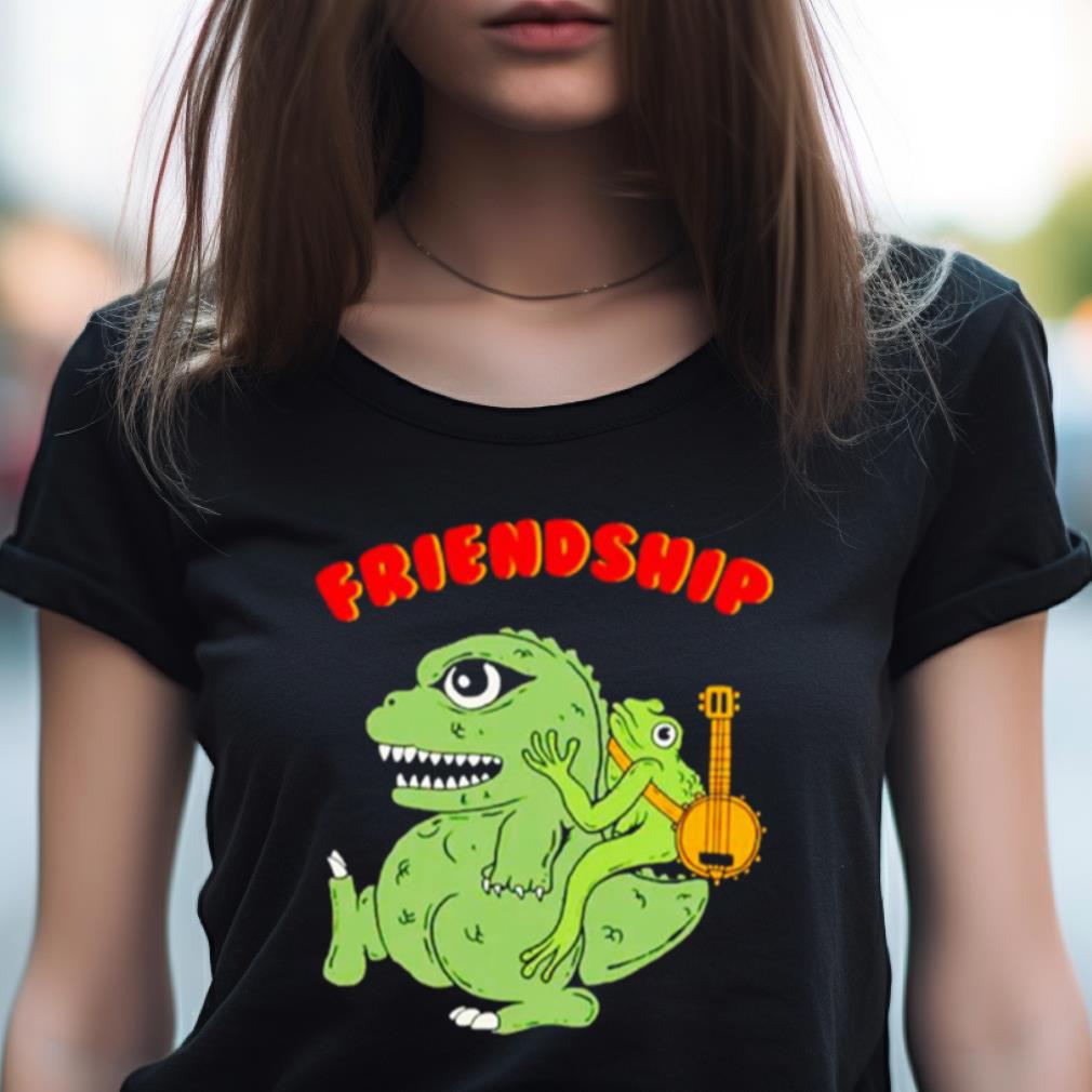 Dinosaur And Frog Friendship Shirt Dinosaur And Frog Friendship Shirt