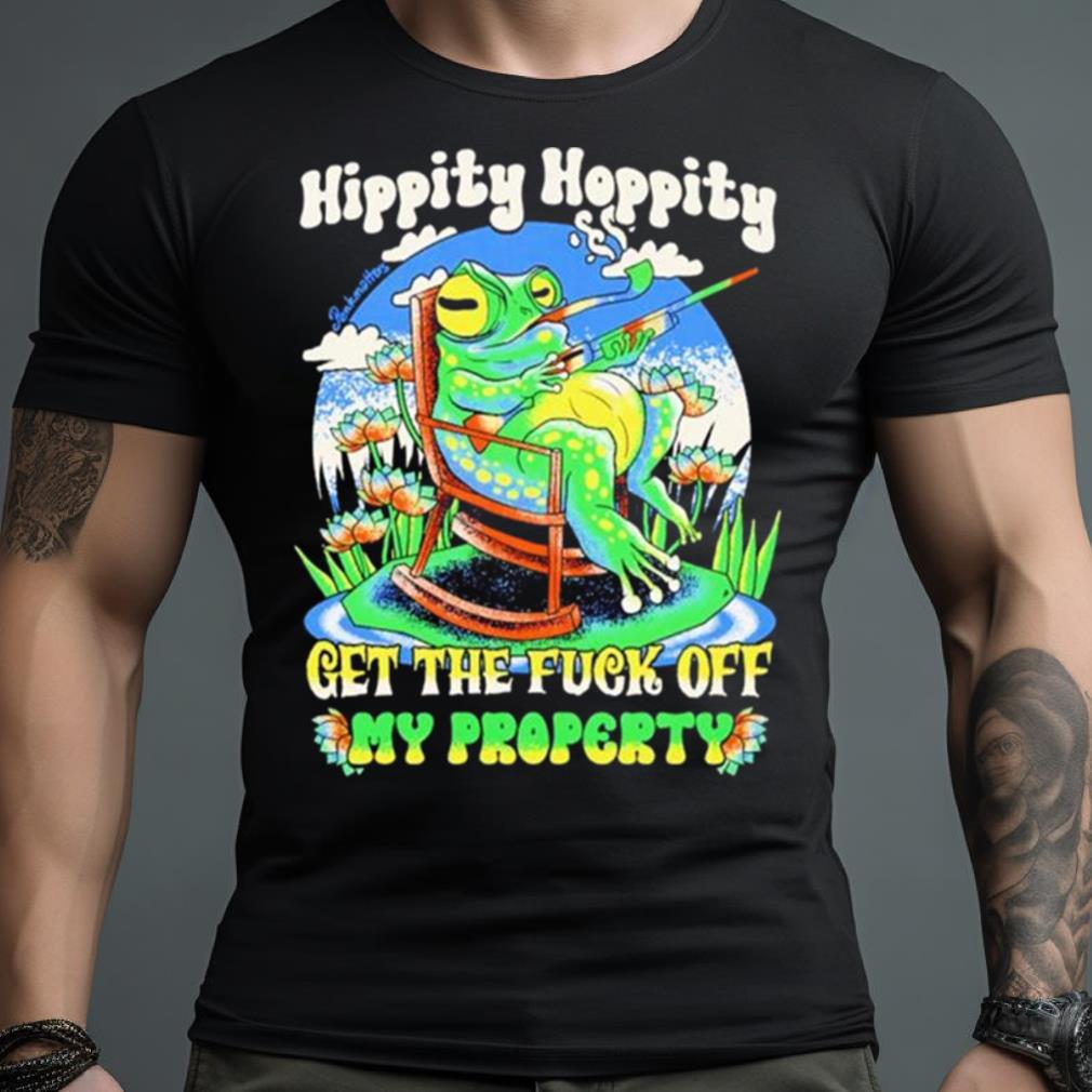 Frog Hippity Hoppity Get The Fuck Off My Property Shirt