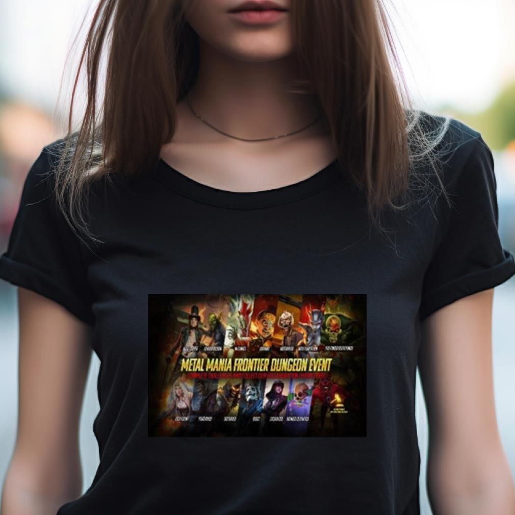 Iron Maiden Legacy Of The Beast Metal Mania Frontier Dungeon Event T Shirt Iron Maiden Legacy Of The Beast Metal Mania Frontier Dungeon Event T Shirt
