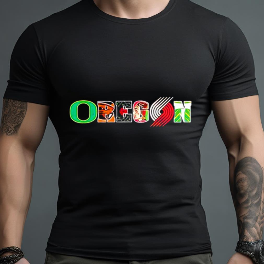 Oregon Portland Trail Blazers Team Logo Shirt