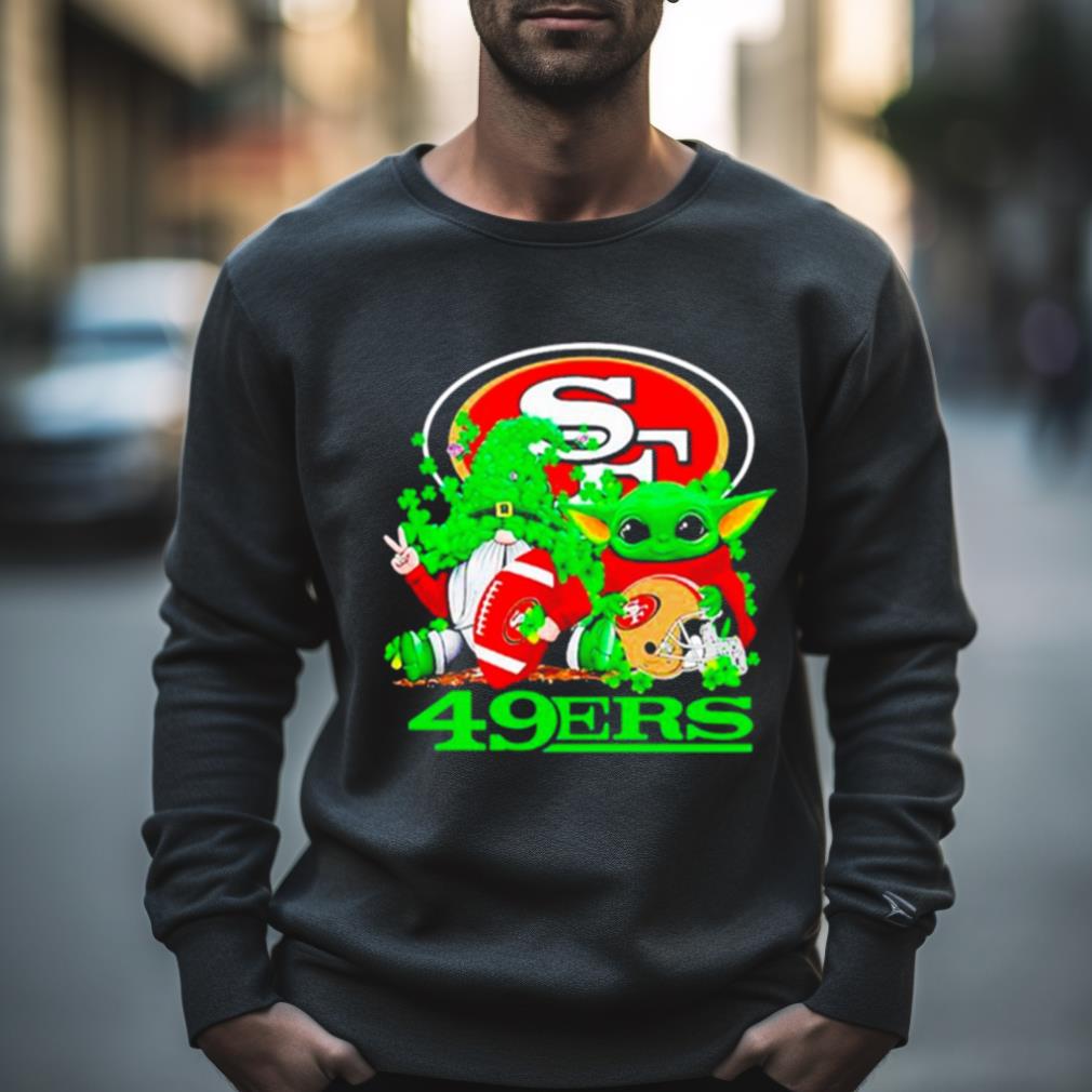 San Francisco 49Ers Baby Yoda Happy St.Patrick’S Day Shamrock Shirt