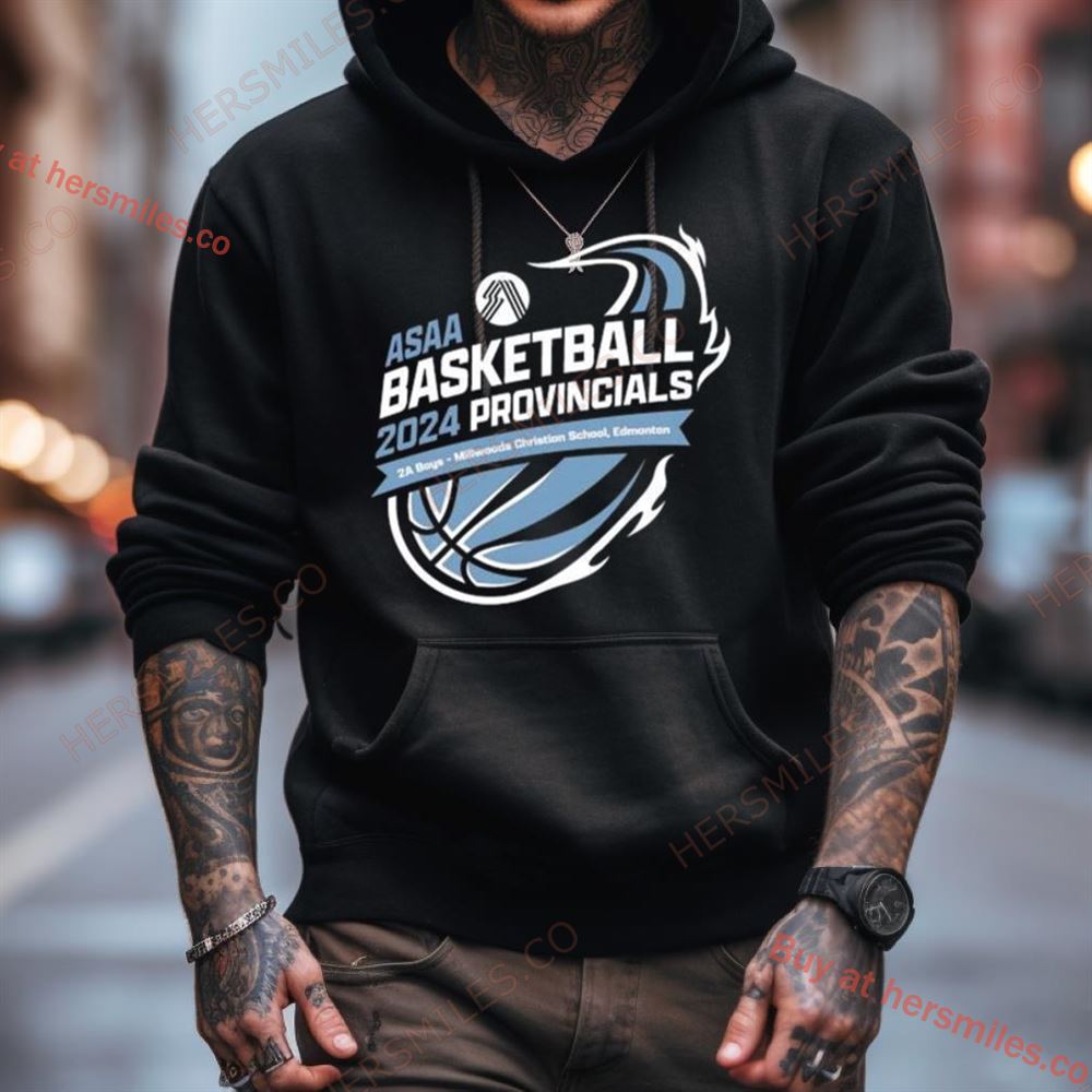 2024 Asaa Basketball Provincials 2A Boys Millwoods Christian School Shirt 2024 Asaa Basketball Provincials 2A Boys Millwoods Christian School Shirt
