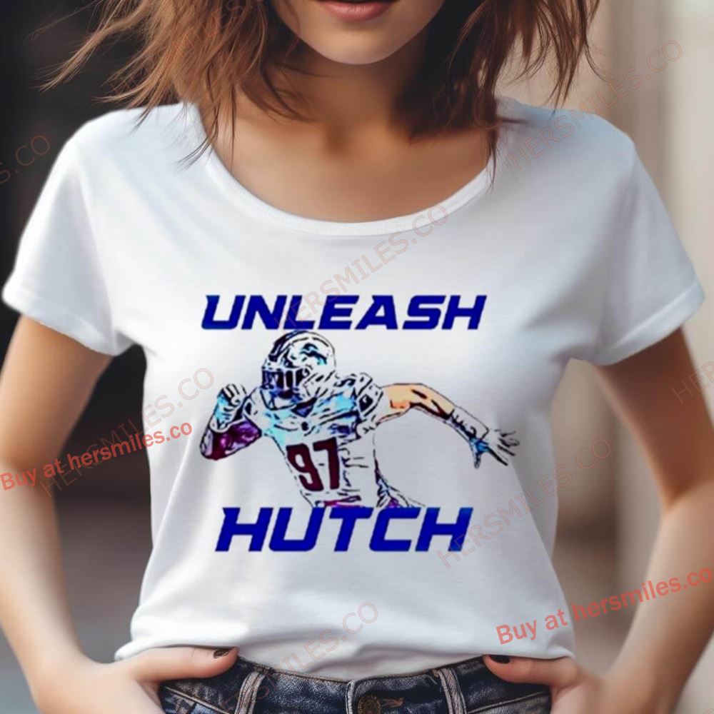 Aidan Hutchinson Detroit Lions Unleash Hutch Shirt Aidan Hutchinson Detroit Lions Unleash Hutch Shirt