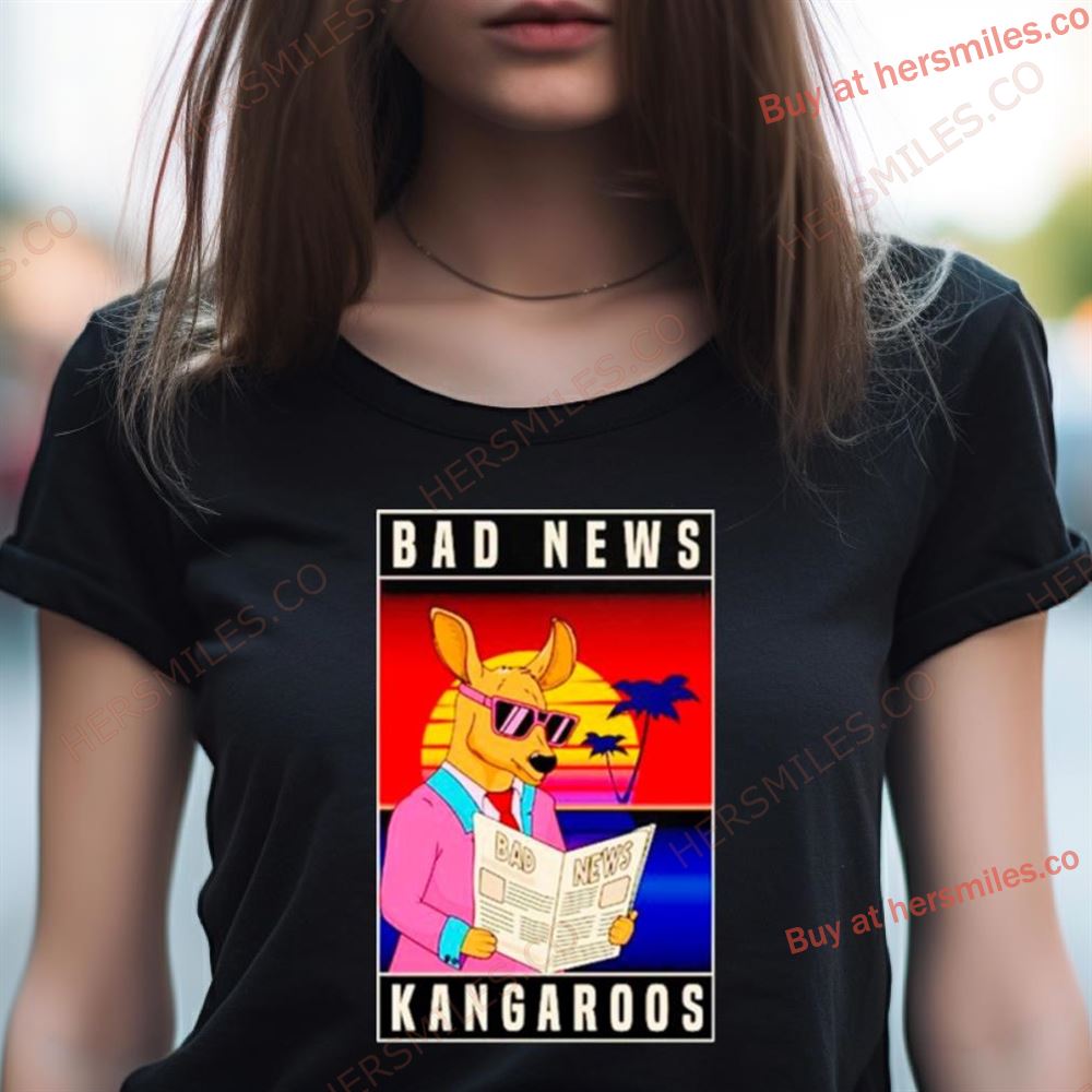 Bad News Kangaroos Summer Shirt Bad News Kangaroos Summer Shirt