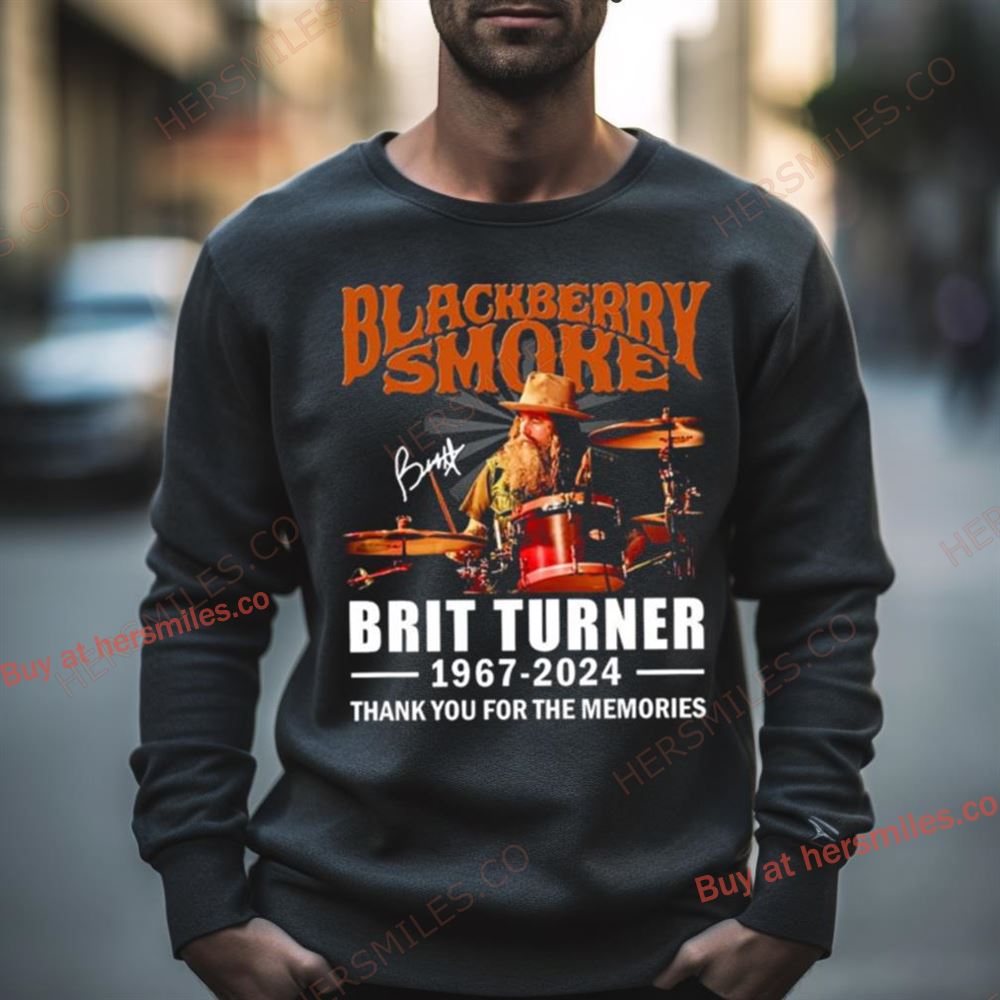 Blackberry Smoke Brit Turner 1967 2024 Thank You For The Memories Signatures Shirt