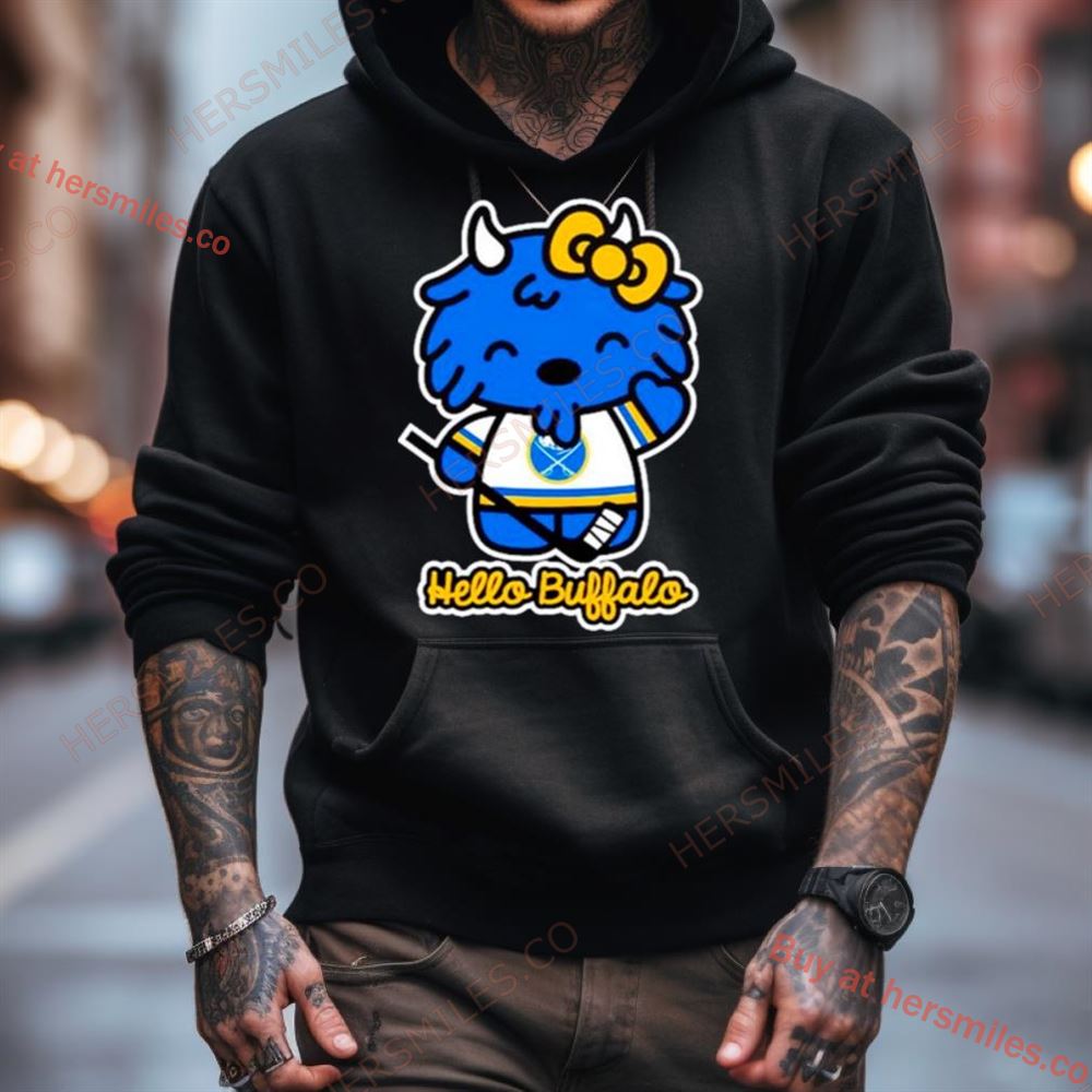 Carl Cordes Hello Buffalo Hockey Shirt Carl Cordes Hello Buffalo Hockey Shirt