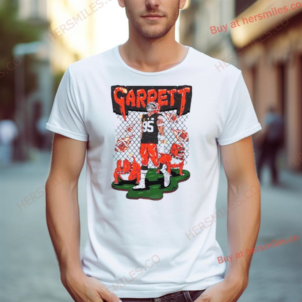 Cleveland Browns Myles Garrett Burning Shirt
