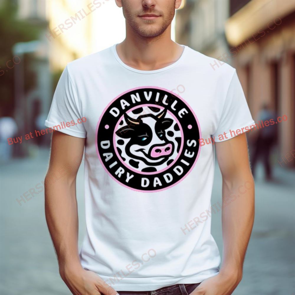 Cow Danville Dairy Daddies Logo Shirt